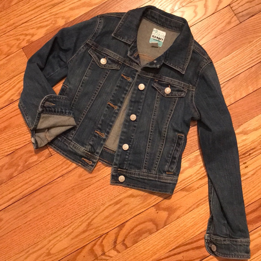 Girls size 8/M Old Navy classic jean jacket